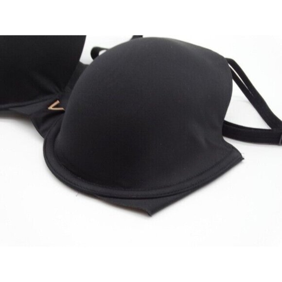Victoria's Secret Bra Size 32DD Lined Perfect Coverage Black Underwire - Picture 3 of 10